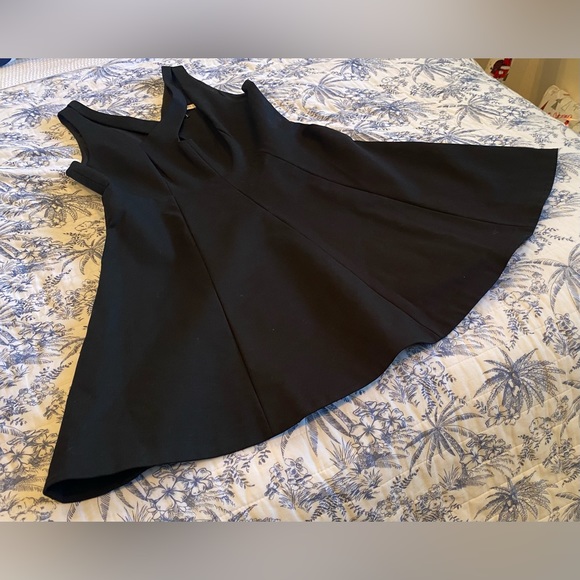Halston Heritage Dresses & Skirts - Hailston Heritage Black fit and flare Dress